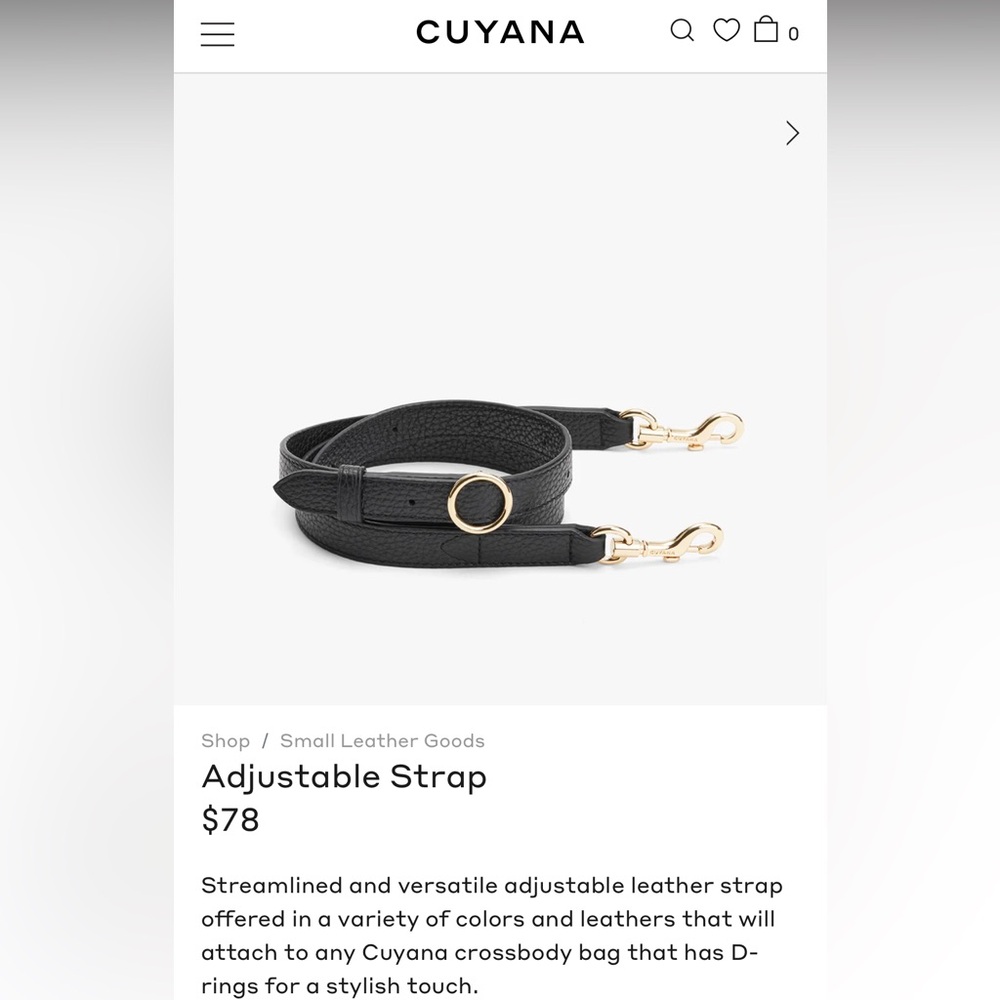 Cuyana Mini System Tote in Pebbled Black Leather with Adjustable Strap - GUC - Picture 2 of 16